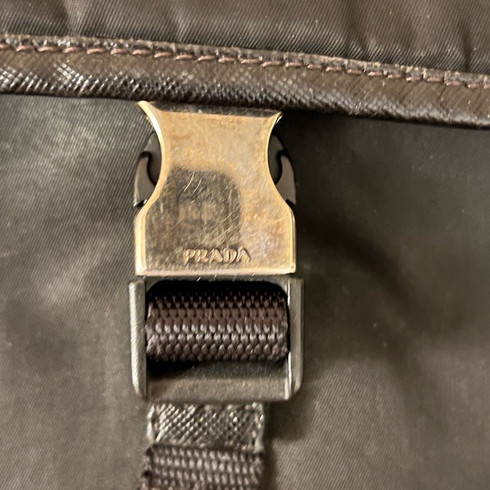 Prada Black Nylon Messenger Bag - Picture 3 of 5
